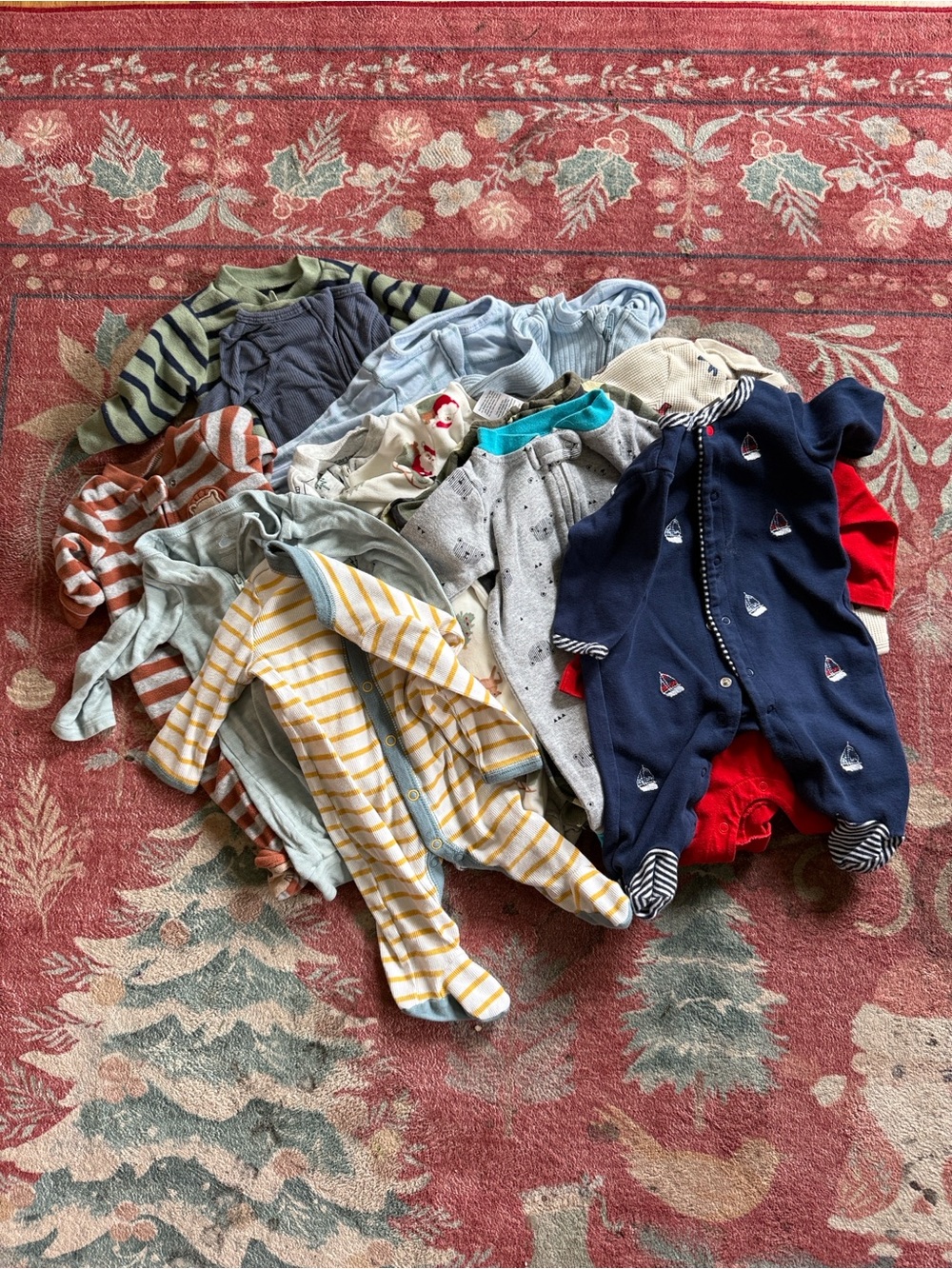 Newborn Baby Bundle 40+ pieces, Carters, Cloud Island etc